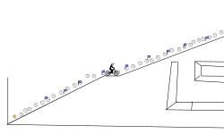 Uphill wheelie