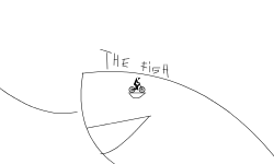 the fish and the worm~~~