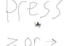 Press -> or z