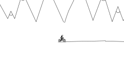 snowy bike ride