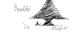 Beautiful=stupid