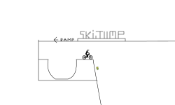 Bike Jump And Ramp Rounded Off