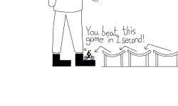 you beat this game in 1 second