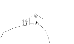 quick downhill track
