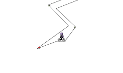 blob uphill zigzag climb