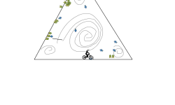 Auto in a triangle