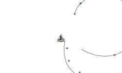Flung out