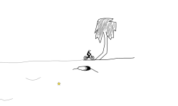 The beach