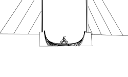 Three quarter pipe