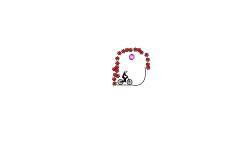 Scary face blob track
