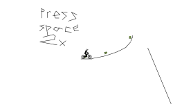 press space 2x