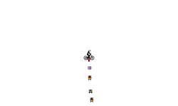 A train of power ups