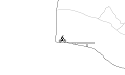 Short rocky race track