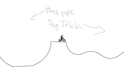 BMX Course, Half Pipe