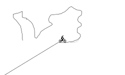downhill