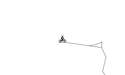 down hill