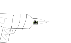 cool gun and banana