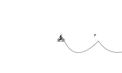 a curved track