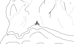 mountain track cave