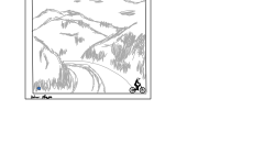 The road between the mountains