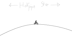 up the hill, around the corner