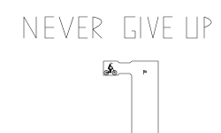 never give up