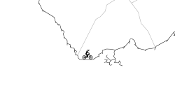Uneven mountain climb