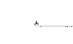 Straight line wheelie