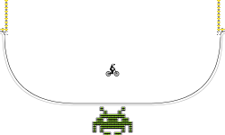 Space Invader Half-Pipe