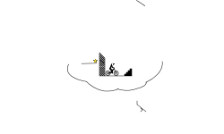 black stairs