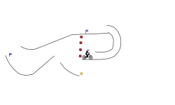 Hold Left and Up