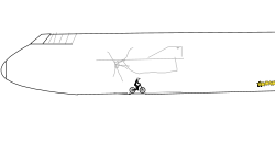 The plane