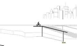 Unfinished skate park