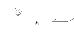 Biking over it