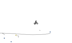 Long slightly bent line