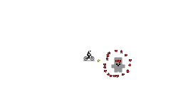Pixelated evil doll