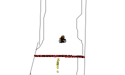 A short helicopter track