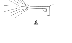 a gun