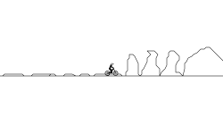 Bumpy track