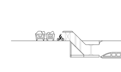 subway sewer and rooftops!