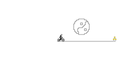 Yin yang pixel art