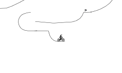 Ninja on a bike