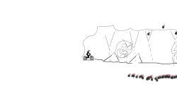 Bumpy jumpy bomb cave ride