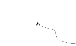 down hill