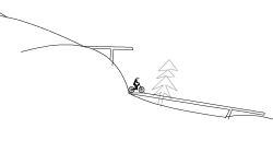 downhill