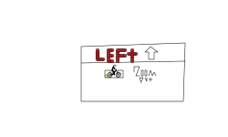 left arrow