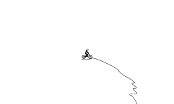 downhill