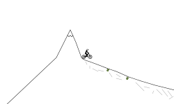 Mountain wheelie