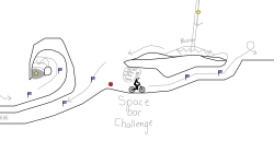 Space-bar challenge (trial)