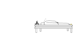 Don't wakeup sleeping person